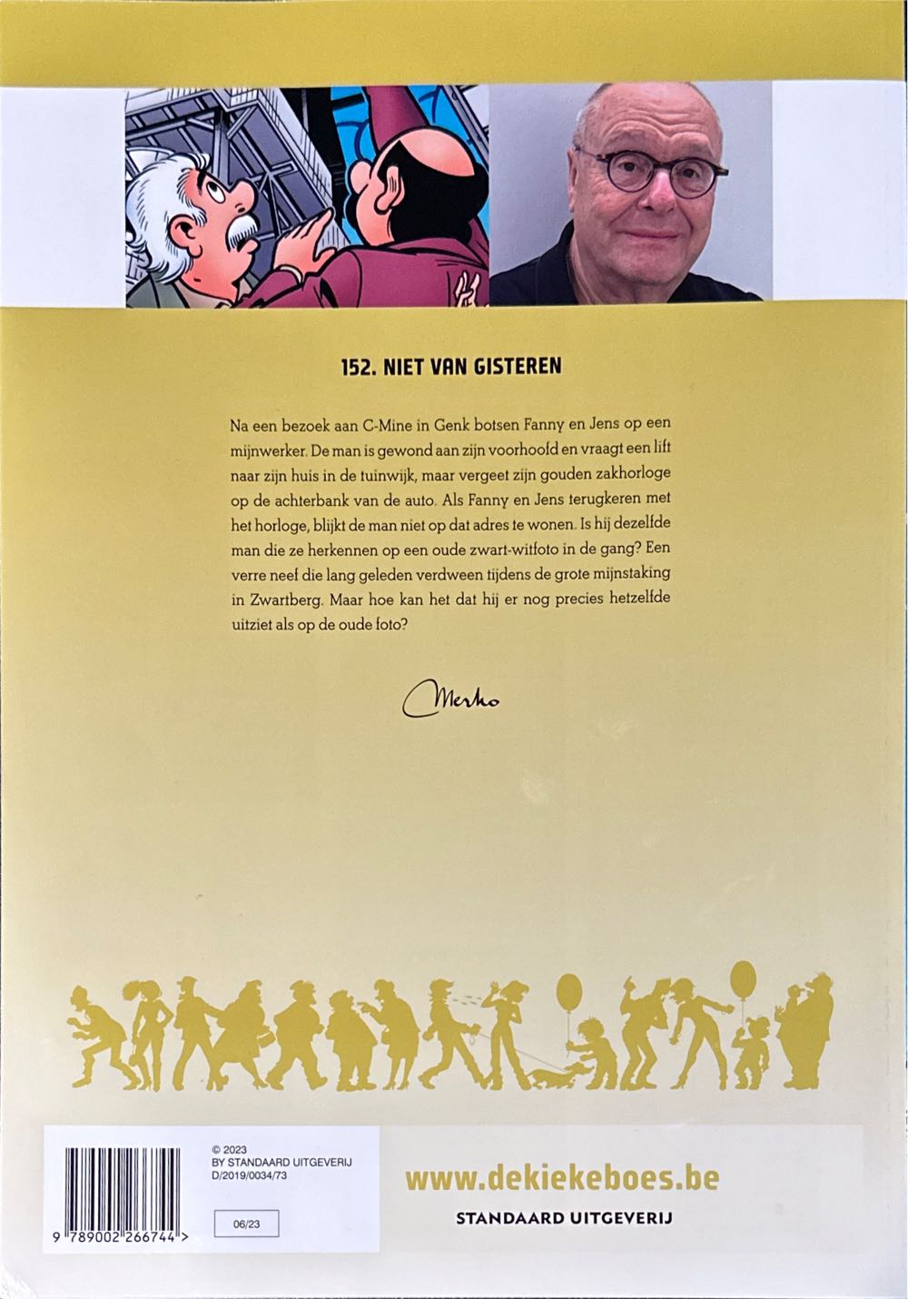 De Kiekeboes 152 Niet Van Gisteren  (June) magazine collectible [Barcode 9789002266744] - Main Image 2