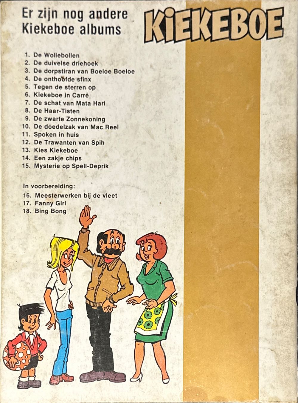 De Kiekeboes 15 Mysterie Op Spelldeprik Spell Deprik  magazine collectible - Main Image 2