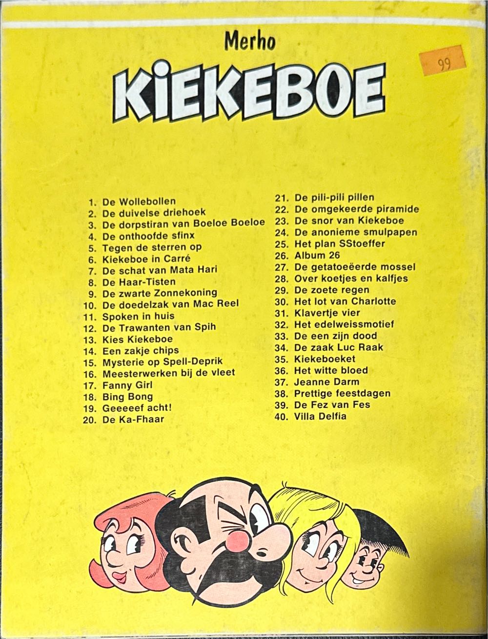 De Kiekeboes 33 De Een Zijn Dood  magazine collectible - Main Image 2
