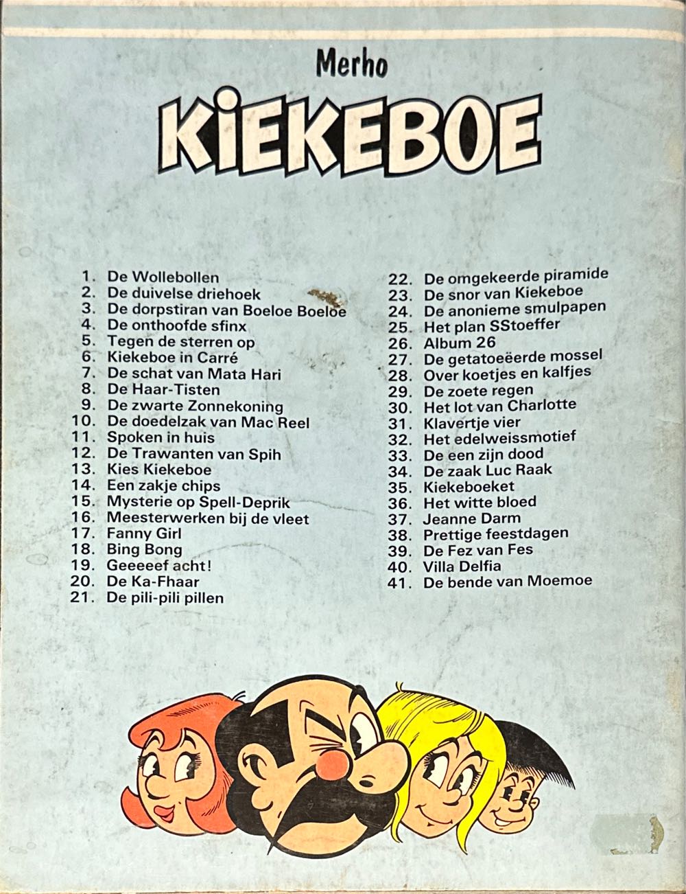 De Kiekeboes 41 De Bende Van Moemoe  magazine collectible - Main Image 2