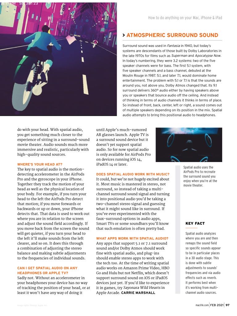 Mac Life  2021 February  (February) magazine collectible - Main Image 2