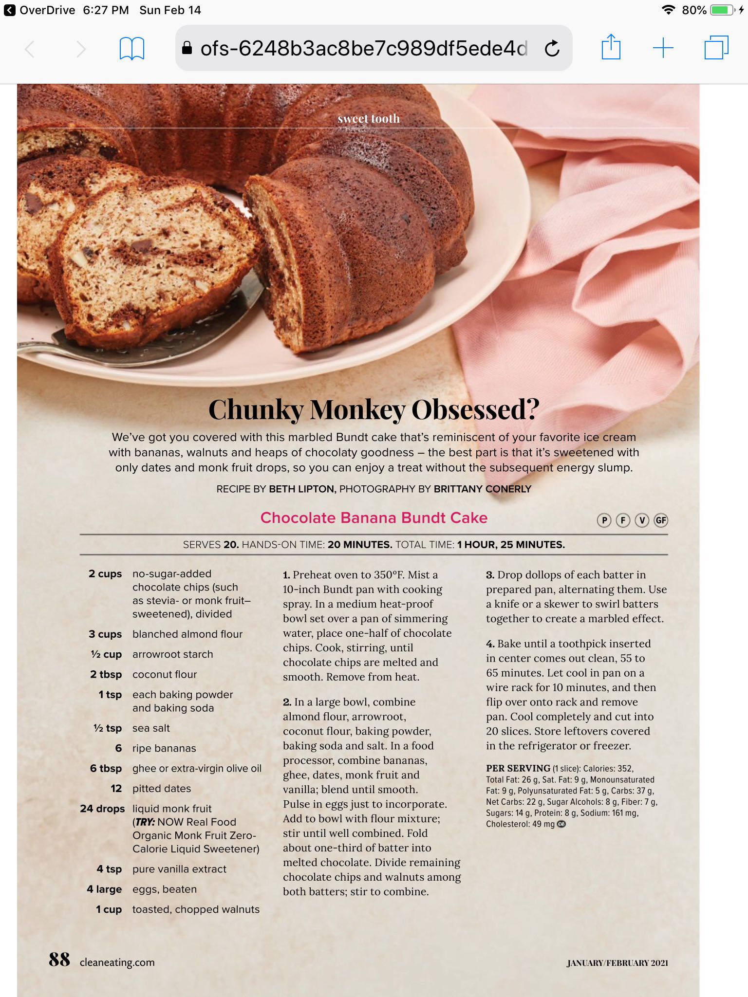 Clean Eating  2021 January-February  (January) magazine collectible - Main Image 2