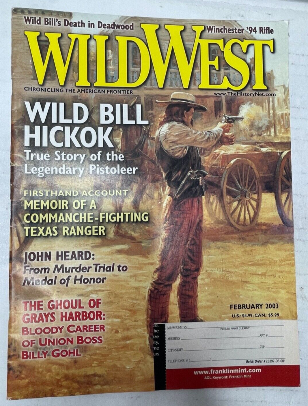 Wild West  (February) magazine collectible - Main Image 1