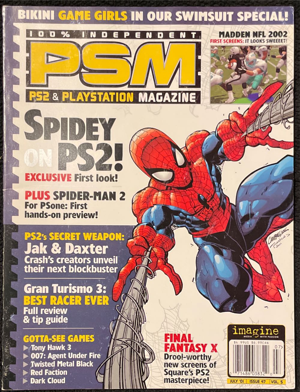 PSM 47  (July) magazine collectible [Barcode 07148603832007] - Main Image 1