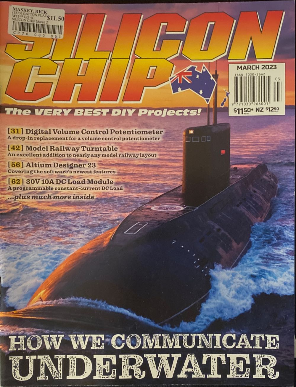 Silicon Chip  (March) magazine collectible [Barcode 9771030266001] - Main Image 1