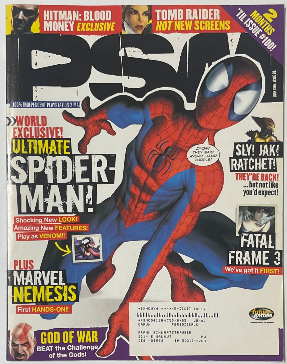 PSM 98  (June) magazine collectible - Main Image 1