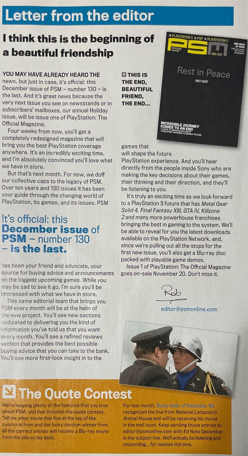 PSM 130 (Final Issue)  (December) magazine collectible - Main Image 4