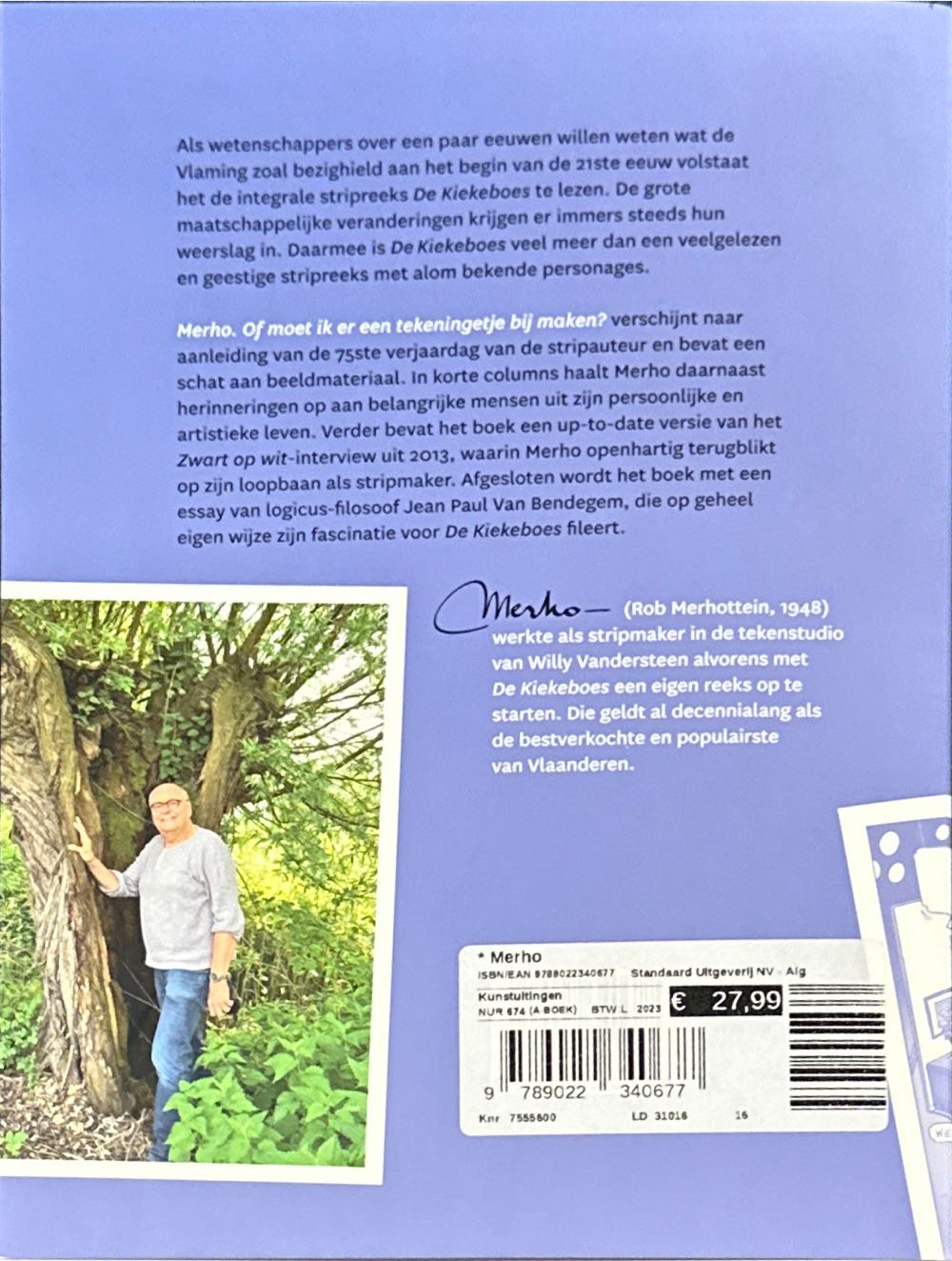 De Kiekeboes Merho. Of Moet Ik Er Een Tekeningetje Bij Maken?  (October) magazine collectible [Barcode 9789022340677] - Main Image 2