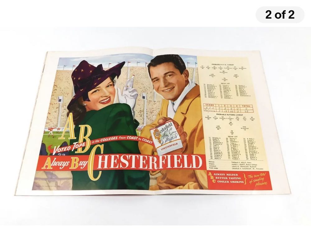 Rutgers Athletic News 1947(N)  (November) magazine collectible - Main Image 2