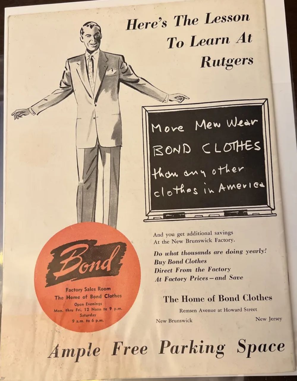 Rutgers Athletic News 1952  (November) magazine collectible - Main Image 2