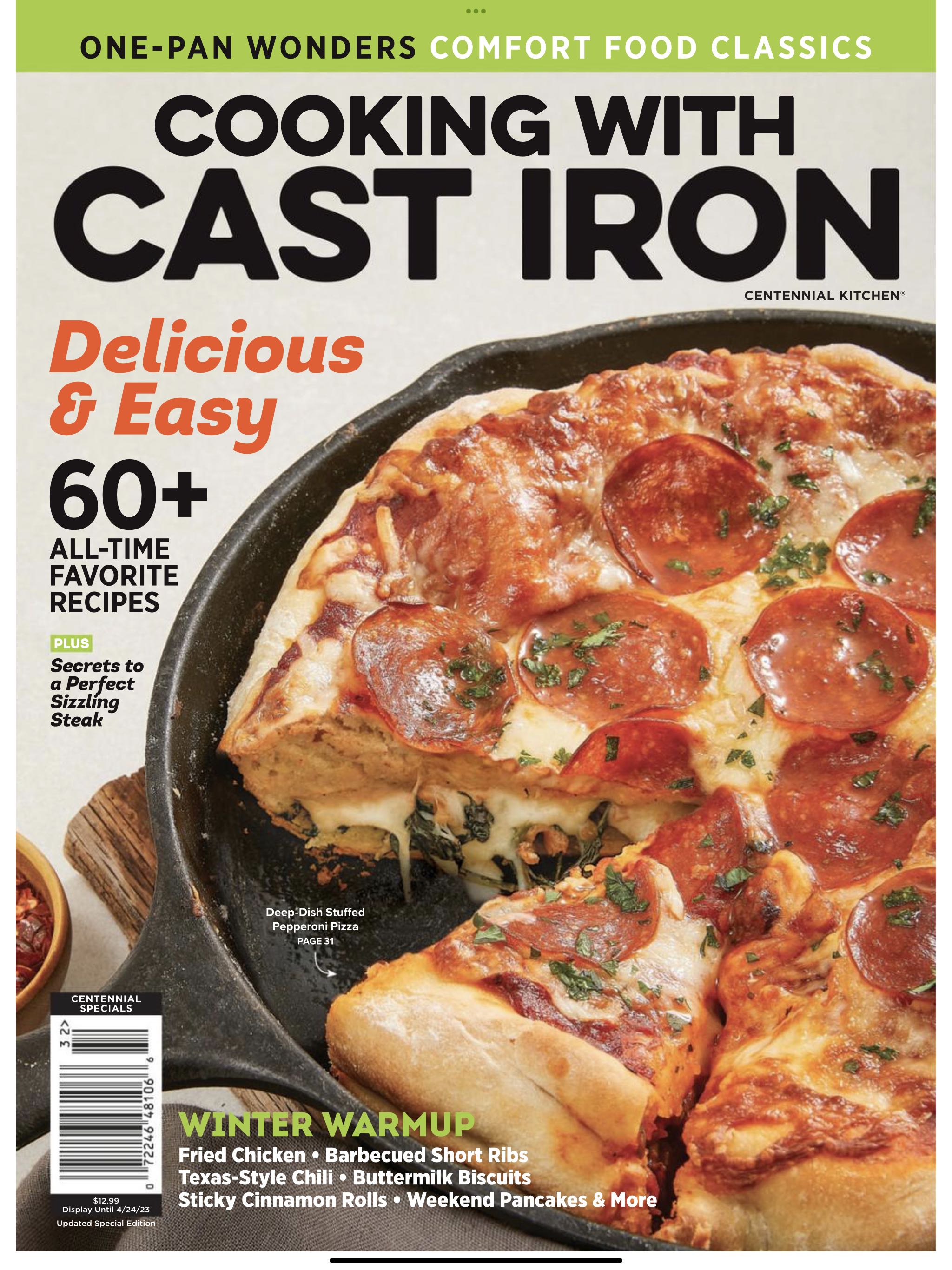 Cooking With Cast Iron - Delicious & Easy  2023 January  (January) magazine collectible - Main Image 1