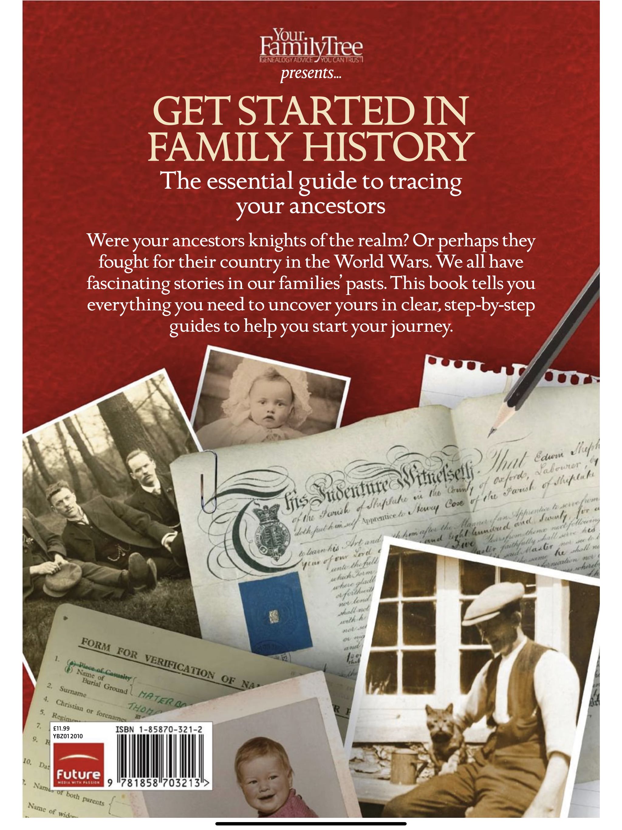 Your Family Tree Presents - Get Started in Family History  2010 June  (June) magazine collectible - Main Image 2