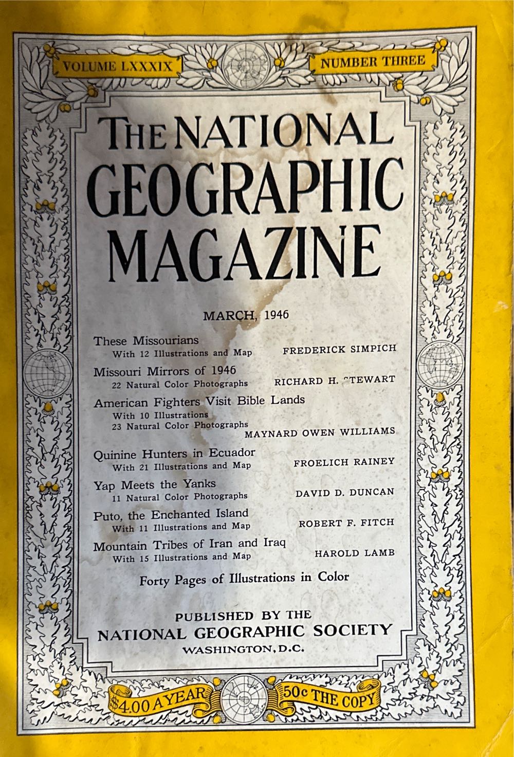 National Geographic (March) magazine collectible - Main Image 1