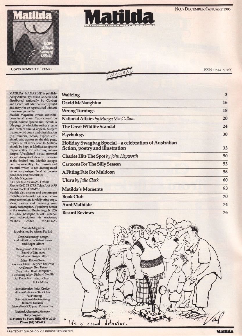 Matilda  (January) magazine collectible - Main Image 2