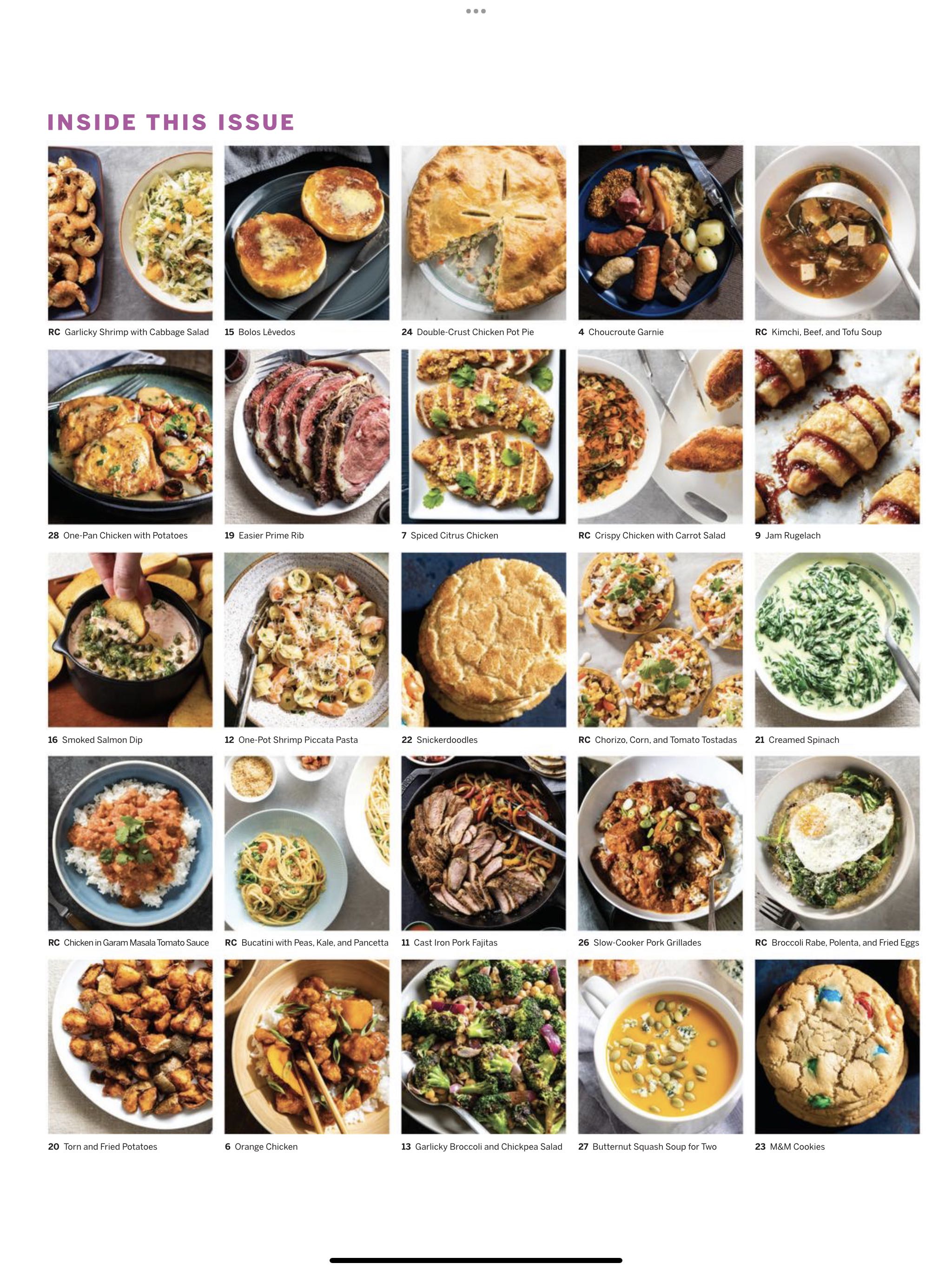 Cook’s Country  2021 December-2022 January  (December) magazine collectible - Main Image 2