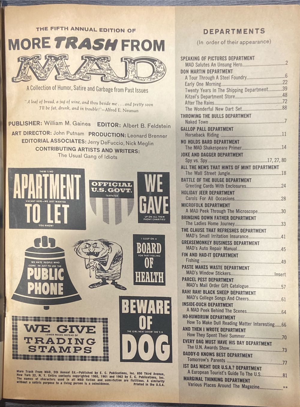Mad: More Trash From Mad  magazine collectible - Main Image 3