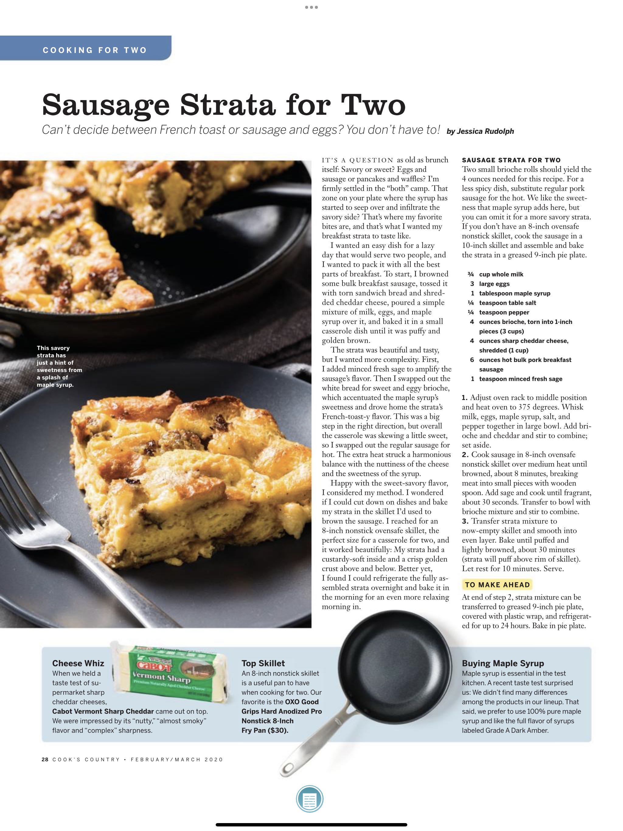 *Cook’s Country  2020 February-March  (February) magazine collectible - Main Image 2