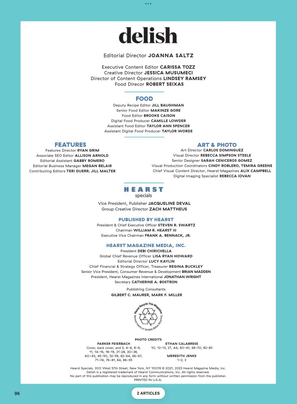 delish Casseroles  2023 November  (November) magazine collectible - Main Image 2