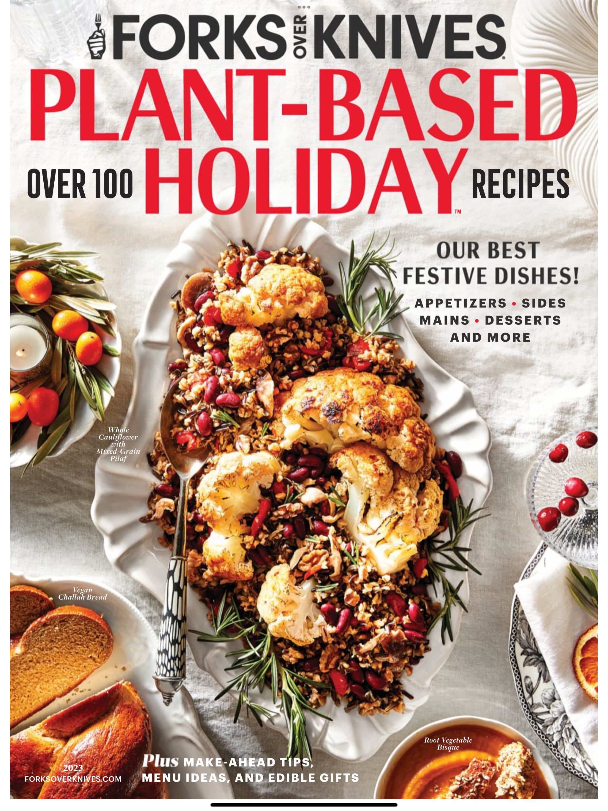 Forks Over Knives Plant-Based Holiday  2023 October  (October) magazine collectible - Main Image 1