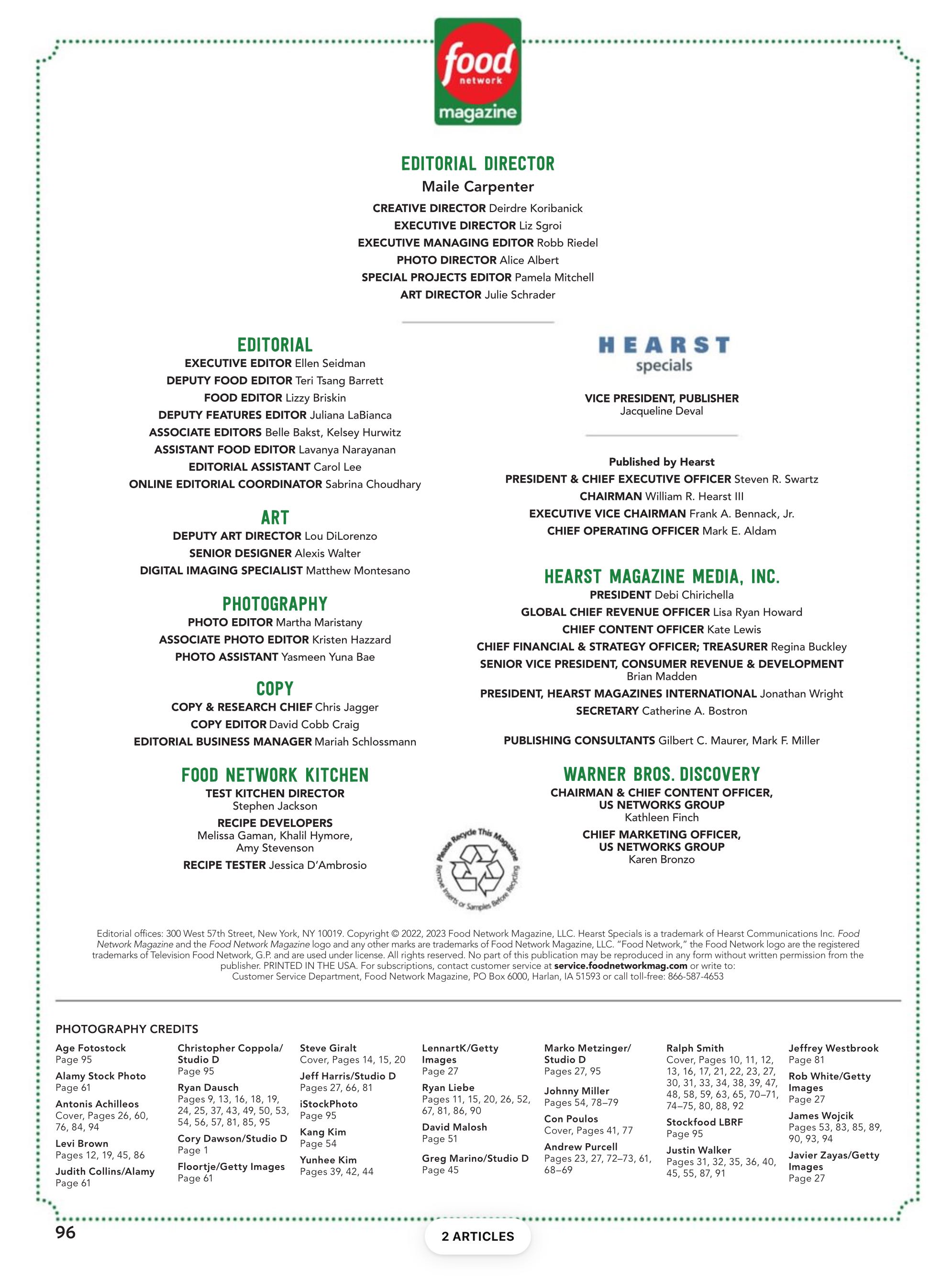 Food Network Kids Holiday Cookbook  2023 October  (October) magazine collectible - Main Image 2