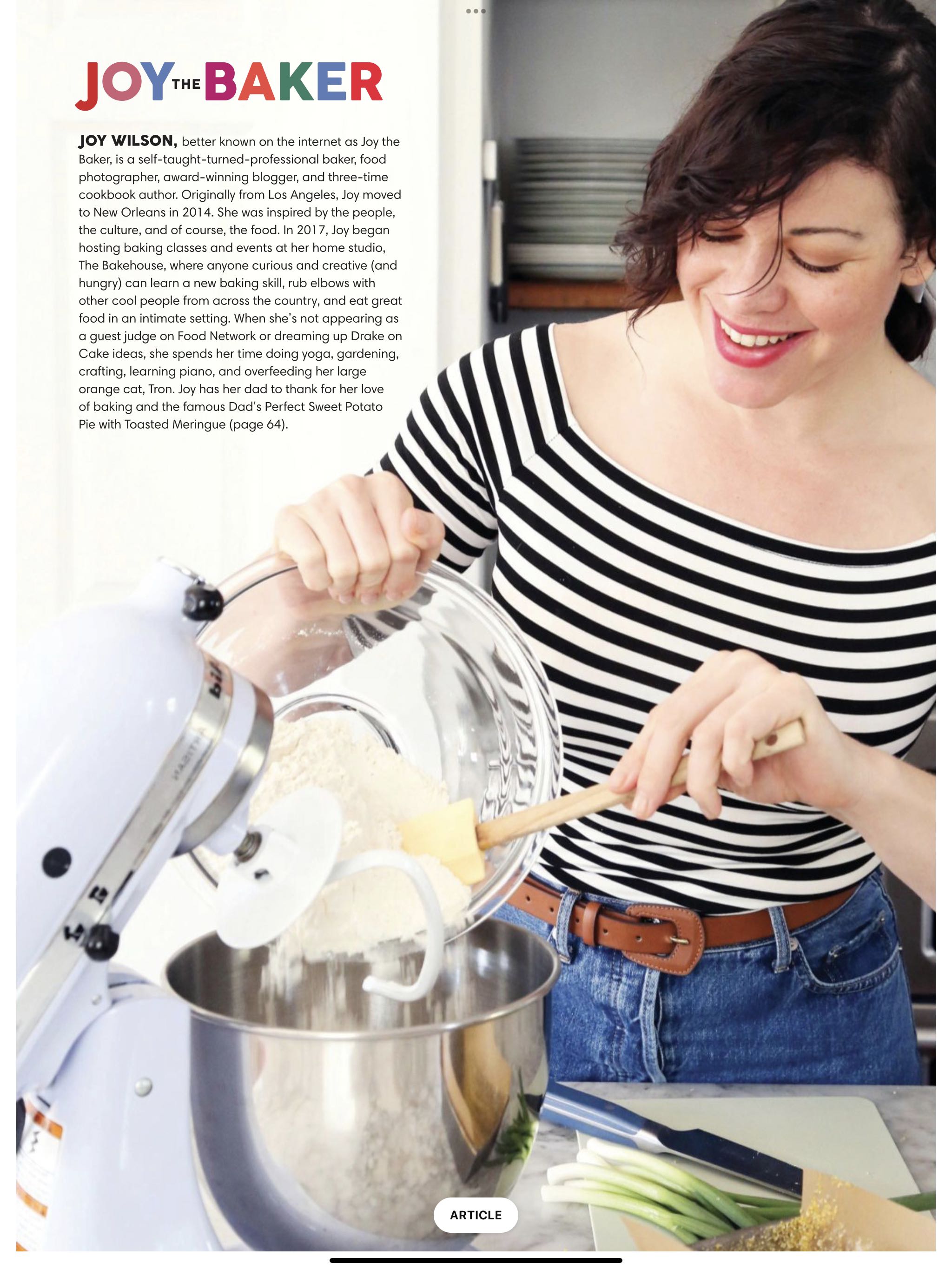 Joy the Baker Holiday 2022  (October) magazine collectible - Main Image 2