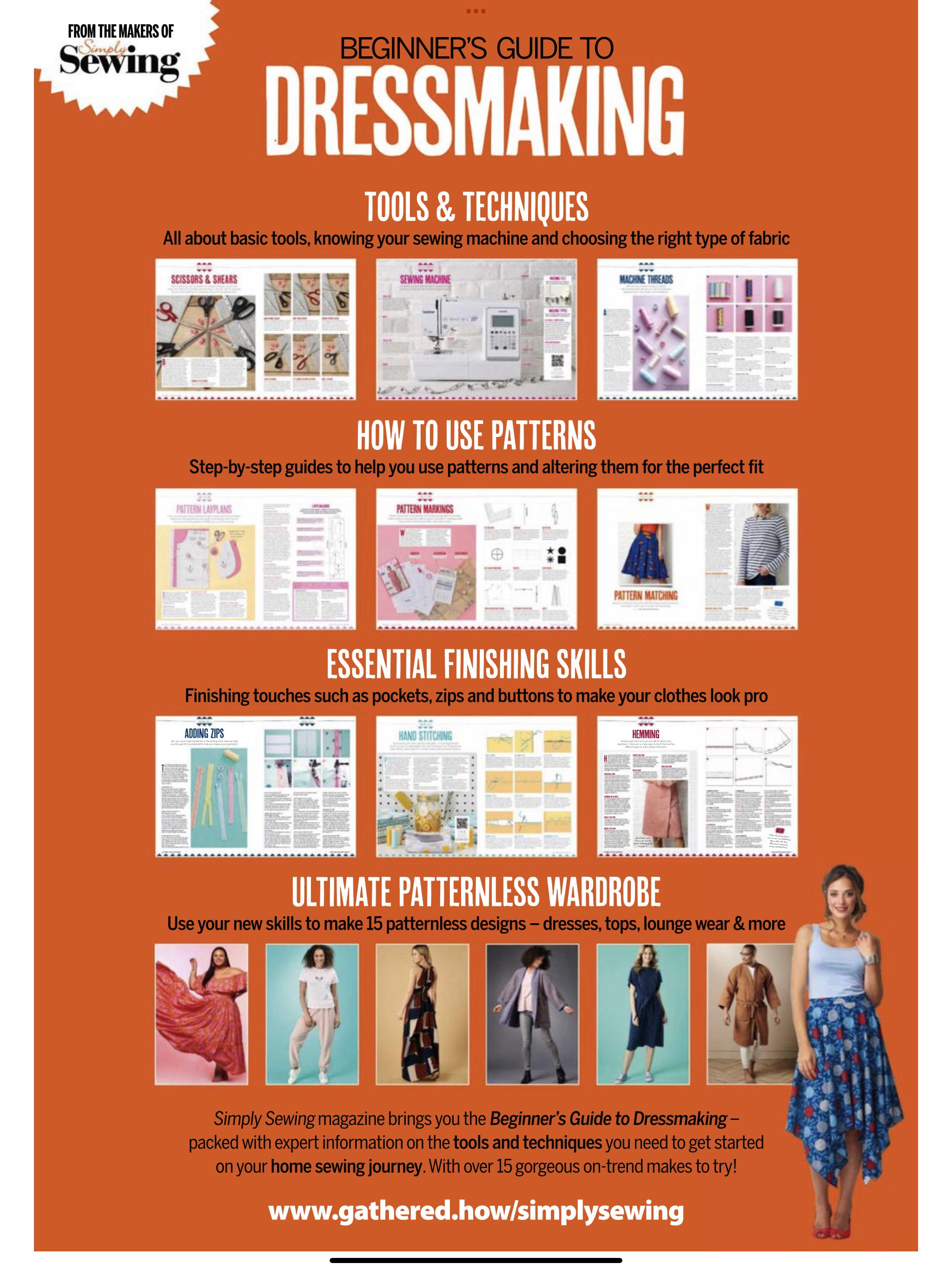 Beginners Guide to Dressmaking  2023 June  (June) magazine collectible - Main Image 2