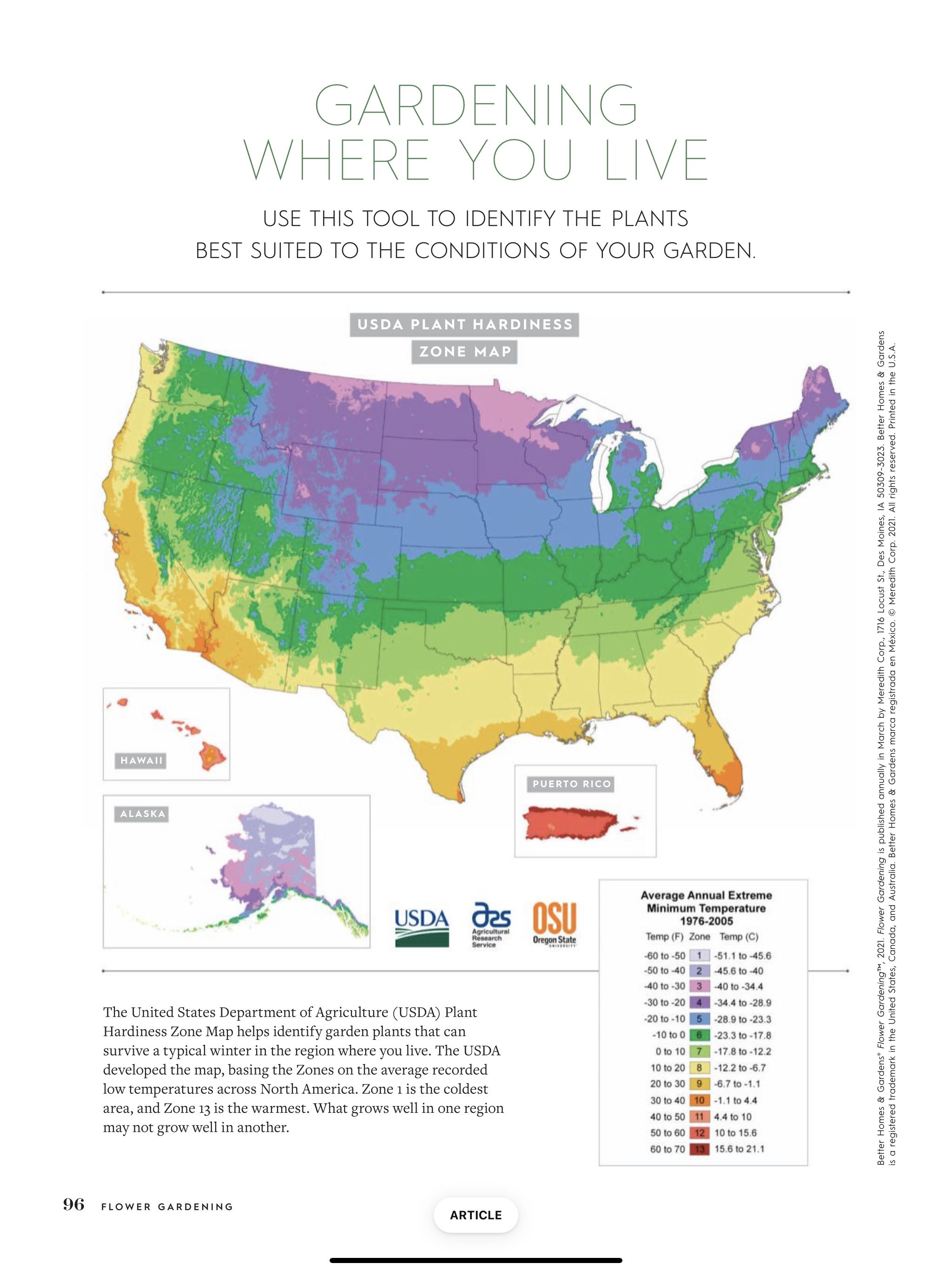BH&G Flower Gardening  2021 March  (March) magazine collectible - Main Image 2