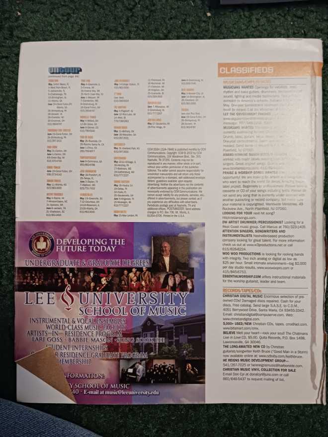CCM-Amy Grant  (May) magazine collectible - Main Image 2