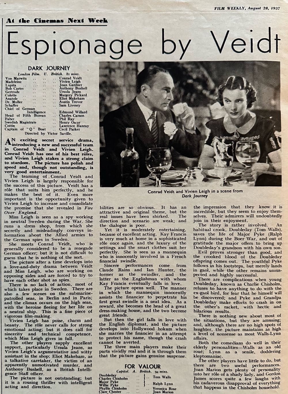 Film Weekly  (August) magazine collectible - Main Image 2