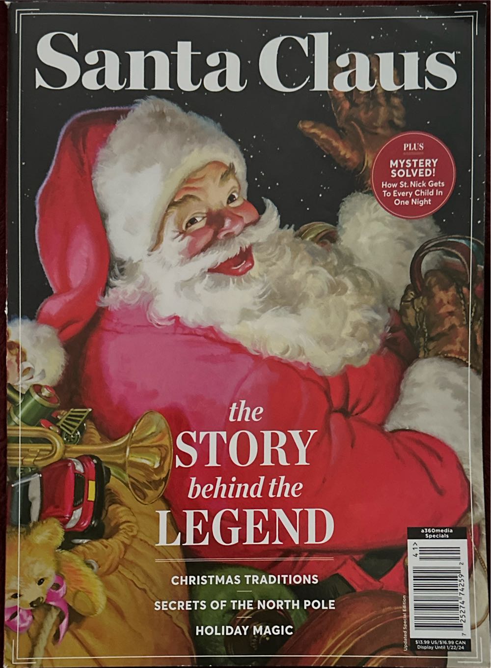 Santa Claus The Story Behind The Legend  magazine collectible [Barcode 725274742592] - Main Image 2