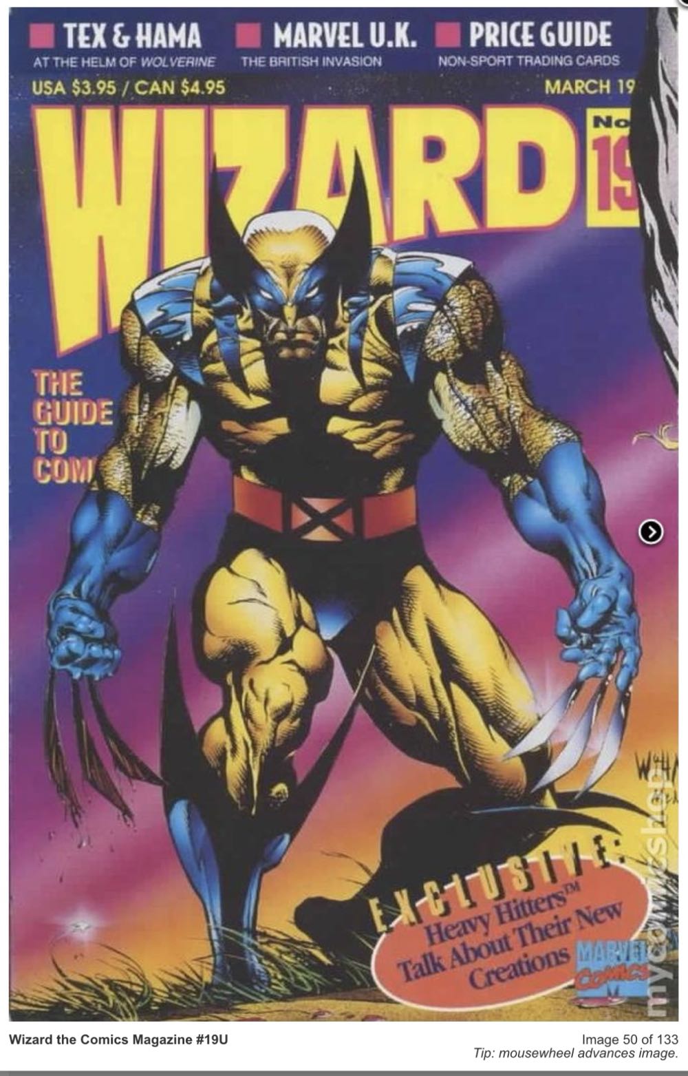 Wizard  (March) magazine collectible - Main Image 2