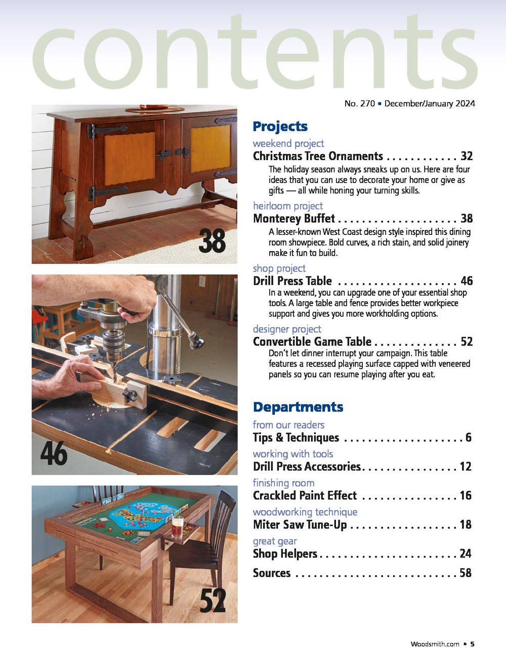 Woodsmith  magazine collectible [Barcode 72527439136301] - Main Image 2