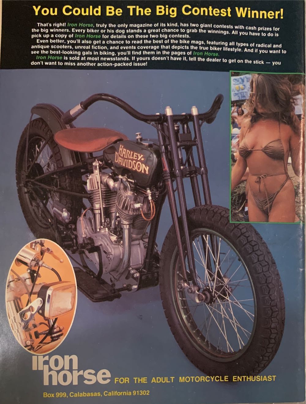 Easyriders  (January) magazine collectible [Barcode 07157204107401] - Main Image 2
