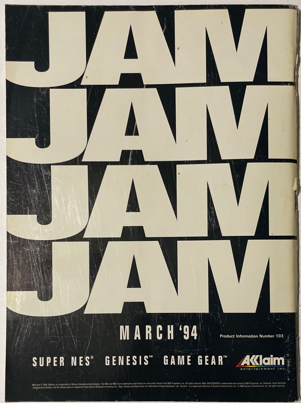 Game Players 55 Sega•Nintendo (Vol 7 No 1)  (February) magazine collectible [Barcode 07148601164401] - Main Image 2