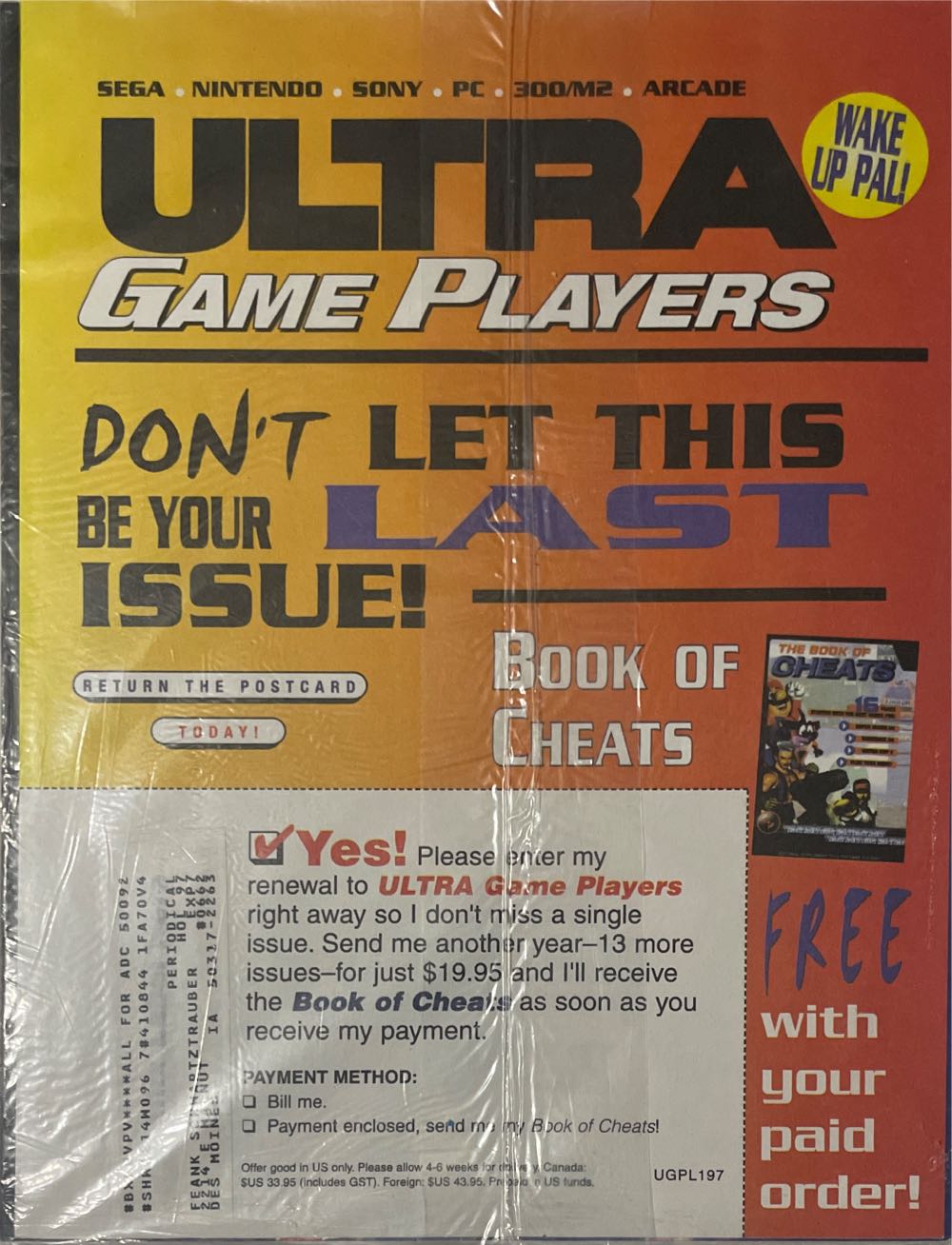 Ultra Game Players 105  magazine collectible [Barcode 78535301164313] - Main Image 2