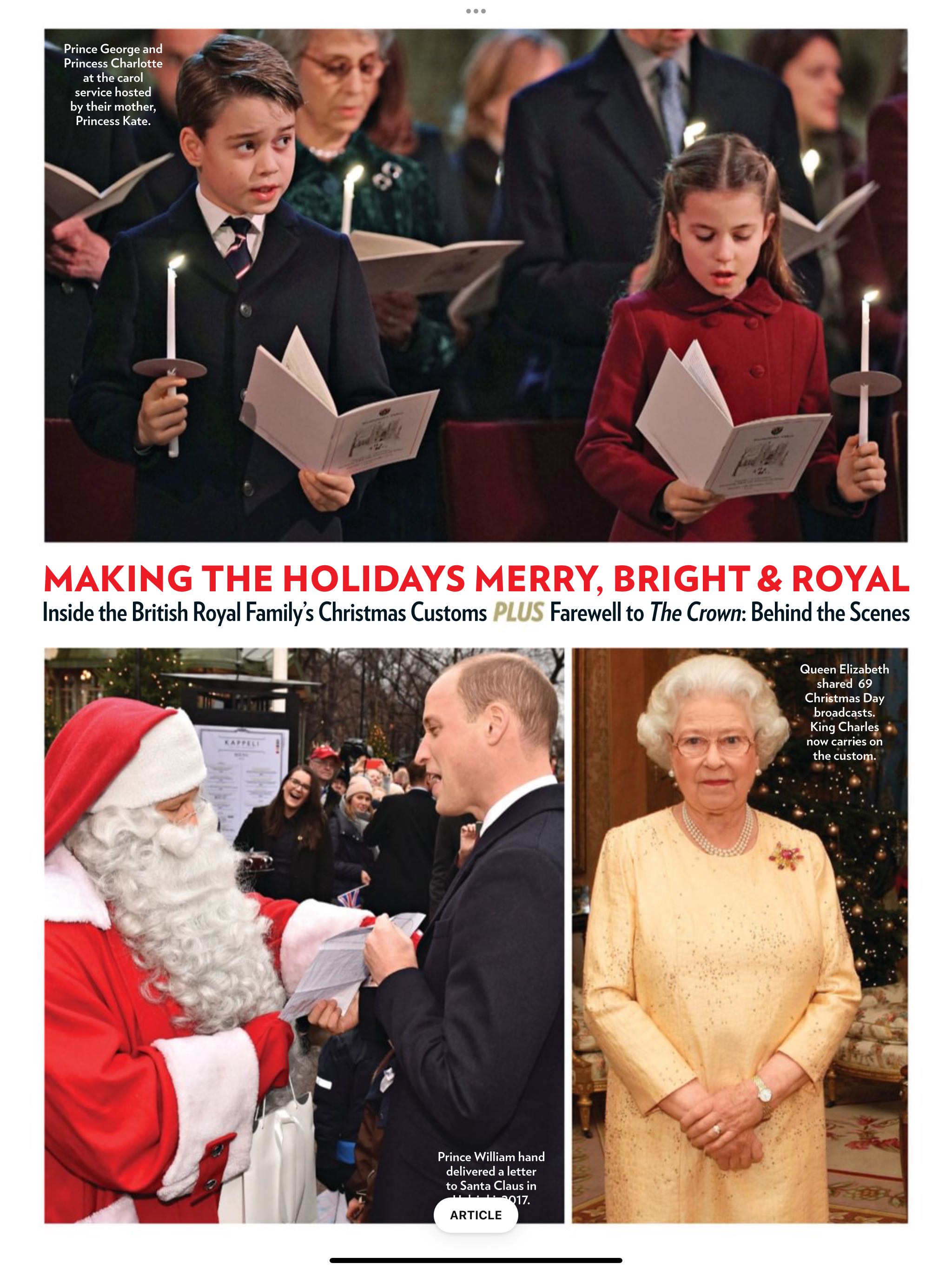 PEOPLE Christmas at the Palace  2023 November  (November) magazine collectible - Main Image 2