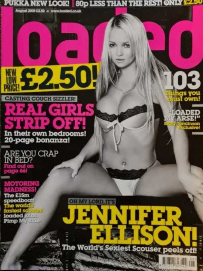 Loaded 136 - Jennifer Ellison  (August) magazine collectible [Barcode 977135334714208] - Main Image 1