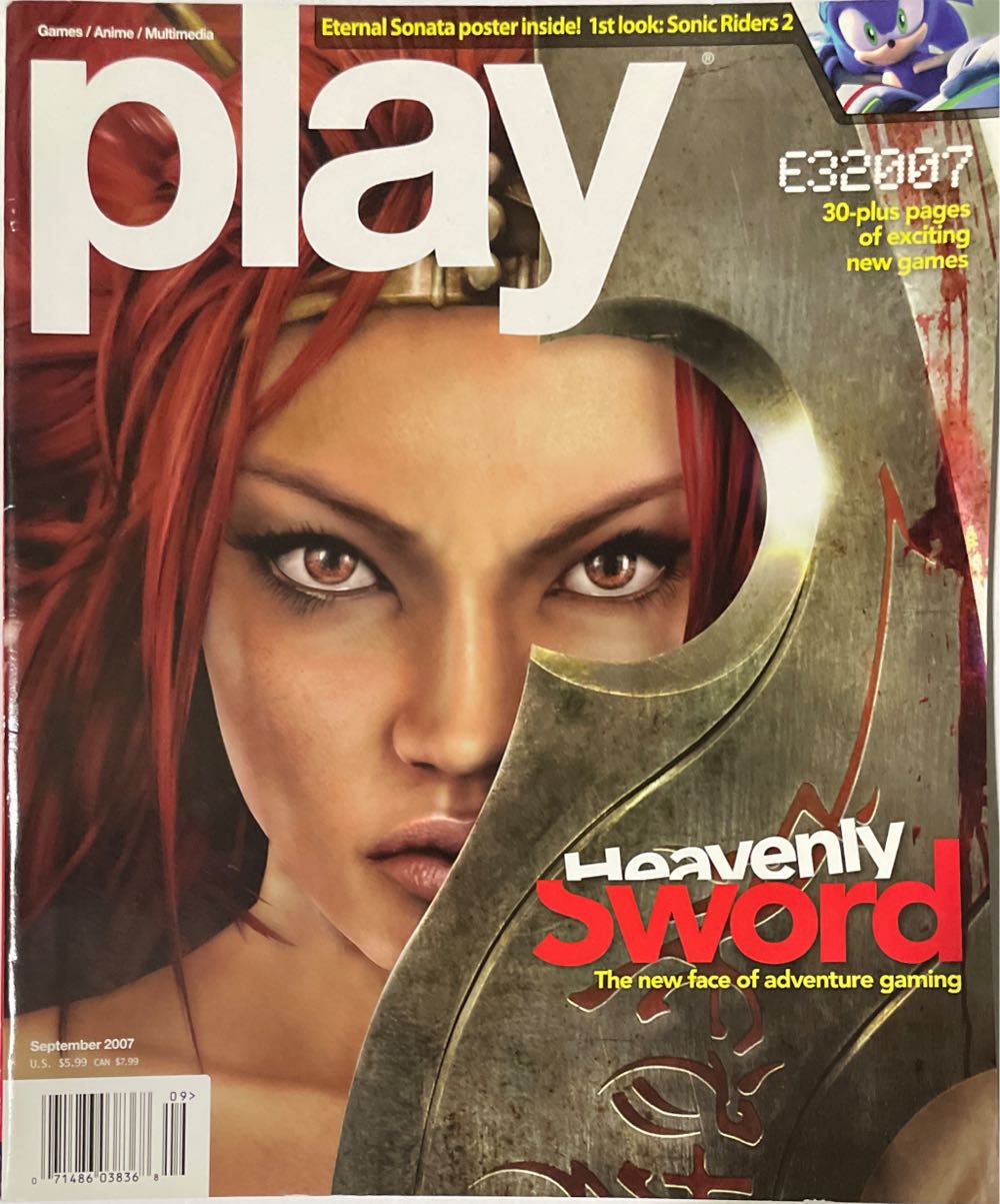 Play 69 V6.9  (September) magazine collectible [Barcode 07148603836809] - Main Image 1