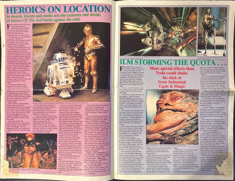 Star Wars Return Of The Jedi Official Poster Monthly  (May) magazine collectible [Barcode 07189647921801] - Main Image 3