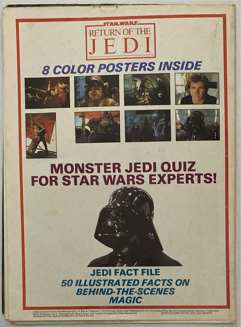 Star Wars Return Of The Jedi Giant Collectors Compendium  magazine collectible - Main Image 2