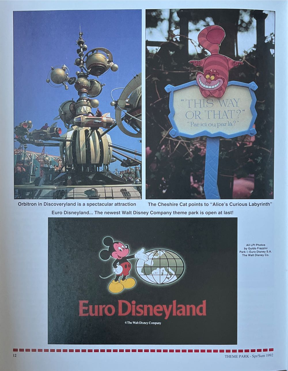 Theme Park Vol. 1 Nr. 2 Spring/Summer 1992  magazine collectible - Main Image 4