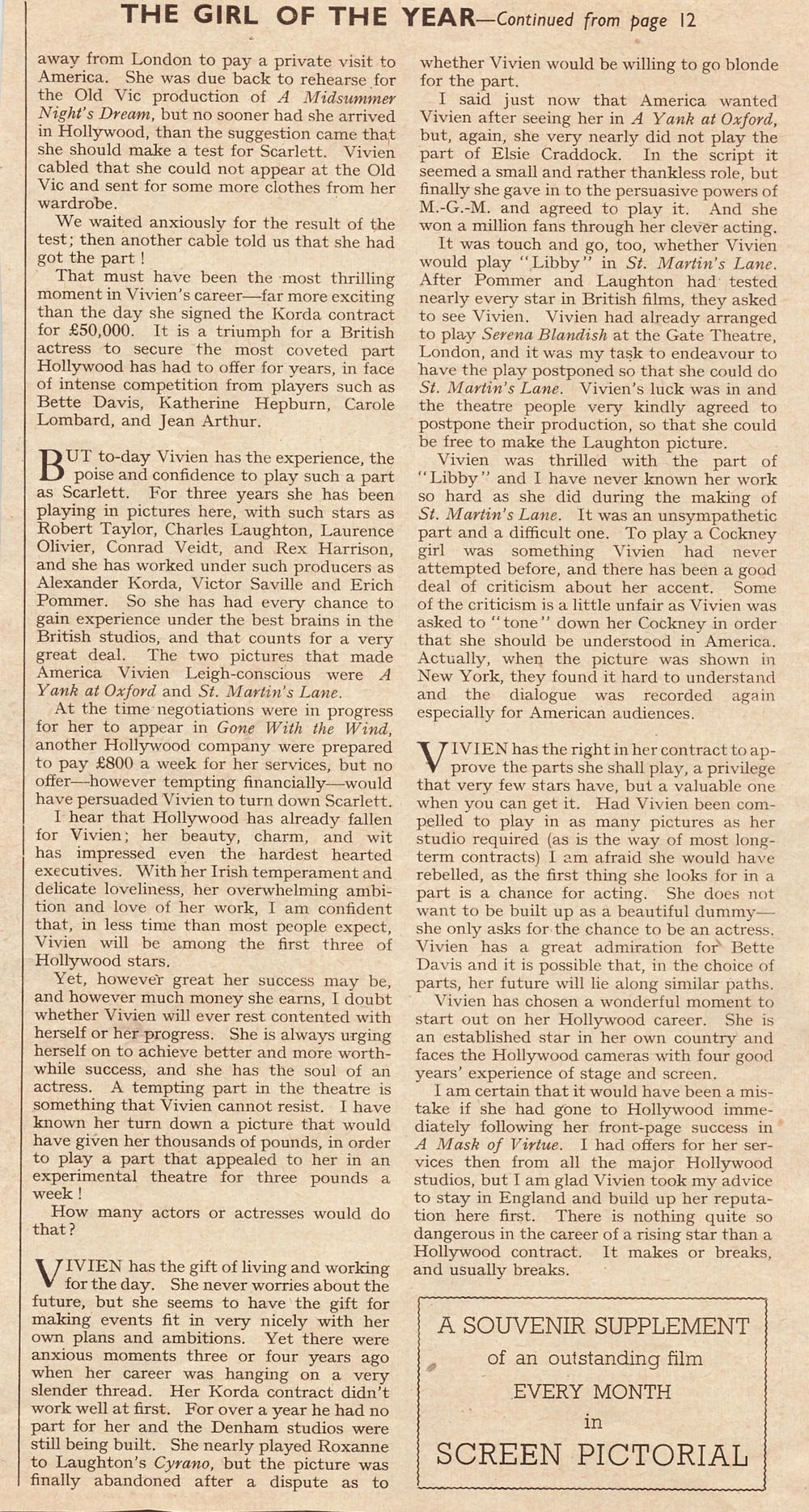 Screen Pictorial  magazine collectible - Main Image 2