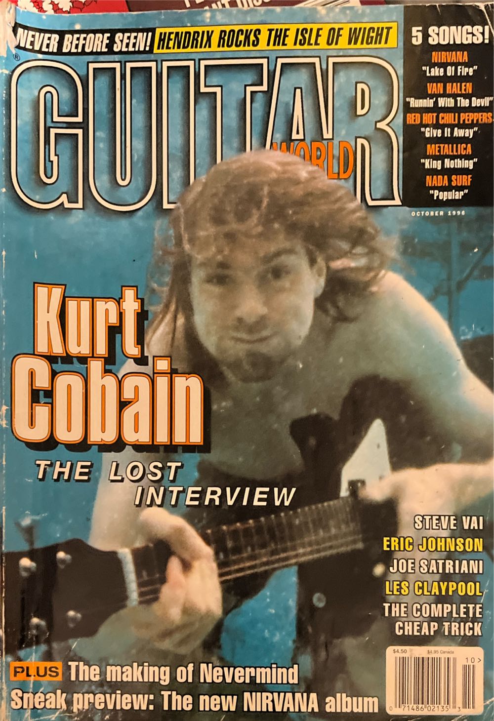 Guitar World Kurt Cobain: The Lost Interview  (October) magazine collectible [Barcode 071486021353] - Main Image 1