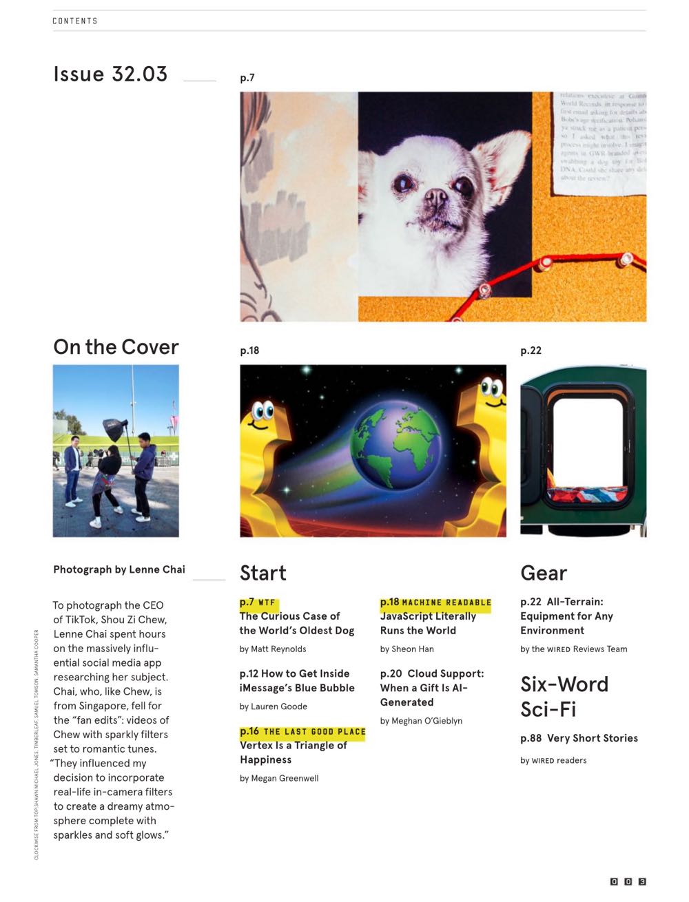 WIRED  (March) magazine collectible [Barcode 03194600008303] - Main Image 3