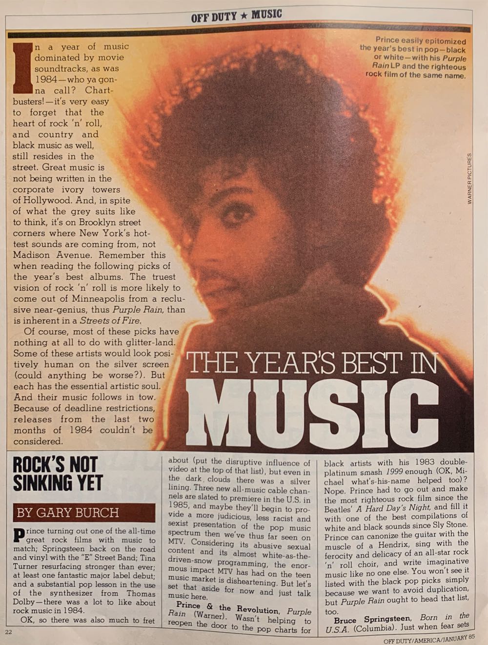 Off Duty  (January) magazine collectible - Main Image 2