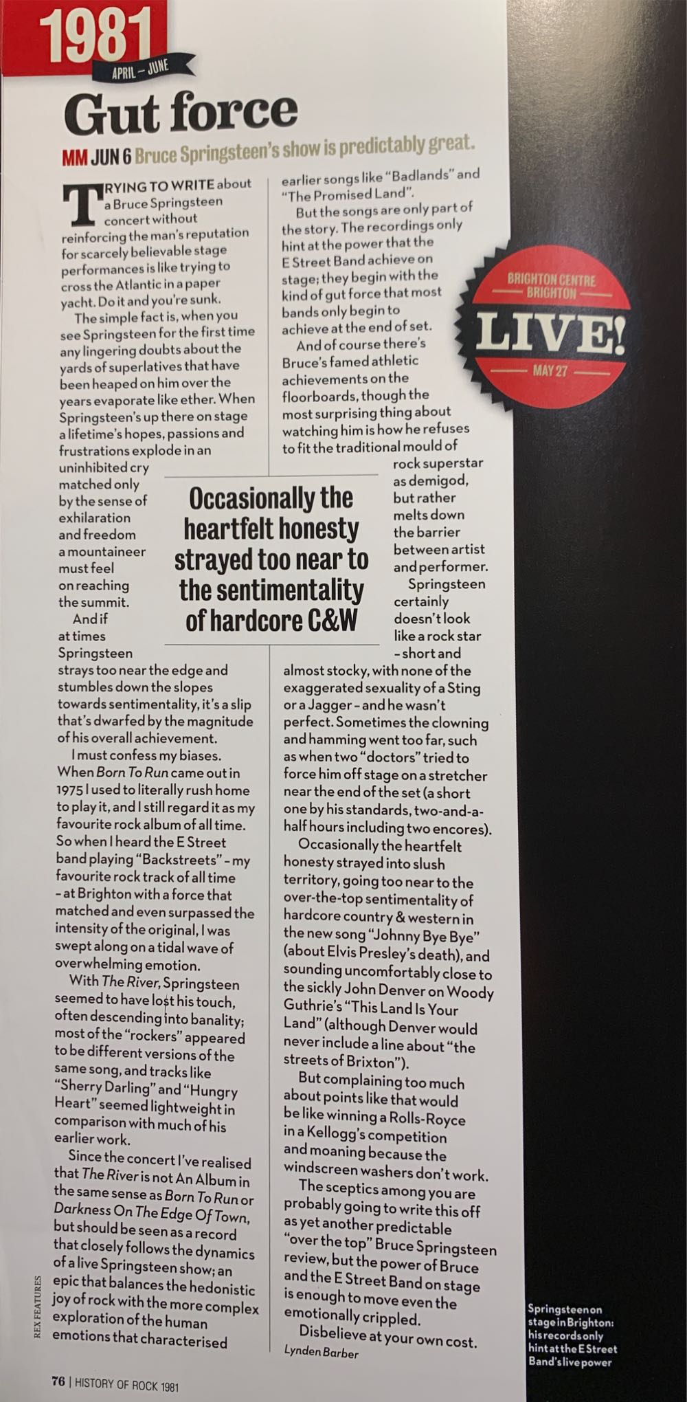 Uncut, The History Of Rock 1981  (November) magazine collectible [Barcode 501079153100817] - Main Image 3