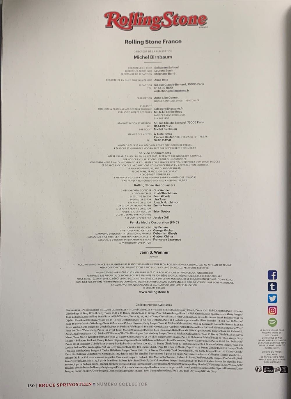 Rolling Stone  (May) magazine collectible - Main Image 3