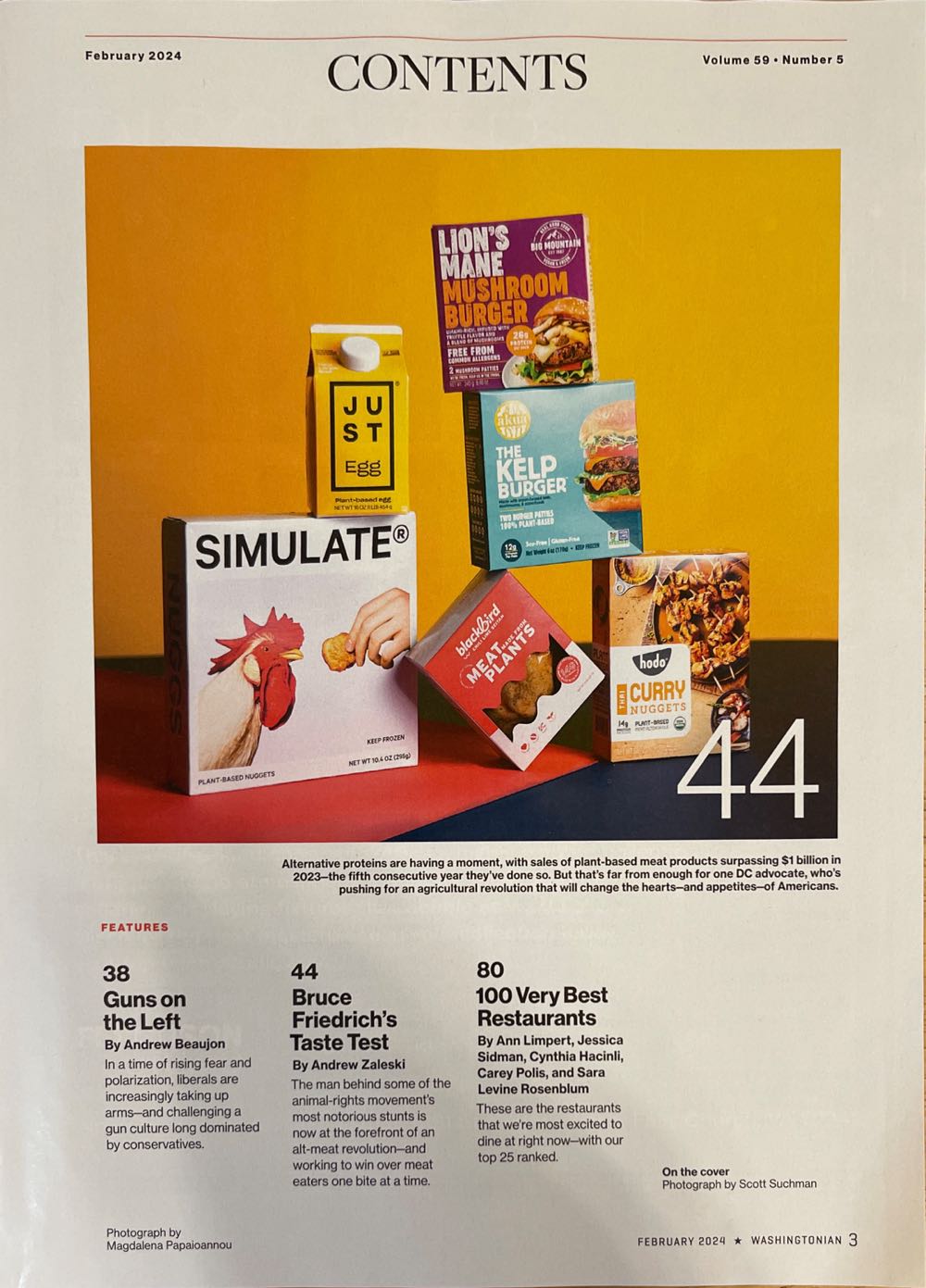 WASHINGTONIAN  (February) magazine collectible [Barcode 07482062711202] - Main Image 2