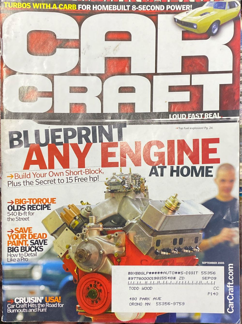 CAR CRAFT STREET PERFORMANCE  (September) magazine collectible - Main Image 1