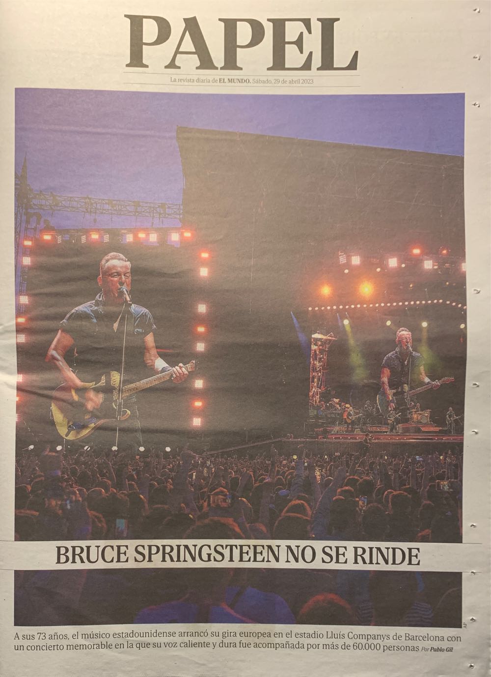 El Mundo  (April) magazine collectible - Main Image 2